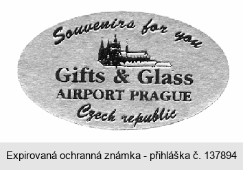 Souvenire for yuo Gifts & Glass AIRPORT PRAGUE Czech republic