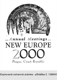 -Annual Meetings- NEW EUROPE 2000 Prague, Czech Republic
