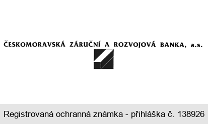 ČESKOMORAVSKÁ ZÁRUČNÍ A ROZVOJOVÁ BANKA, a.s.