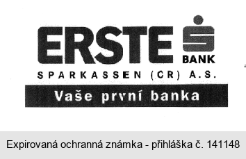 ERSTE S BANK SPARKASSEN (CR) A.S. Vaše první banka