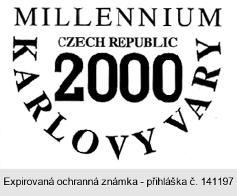 MILLENNIUM KARLOVY VARY CZECH REPUBLIC 2000