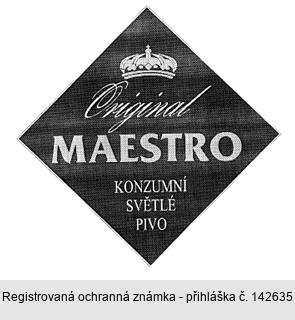 Original MAESTRO KONZUMNÍ SVĚTLÉ PIVO
