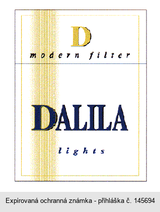 D modern filter DALILA lights