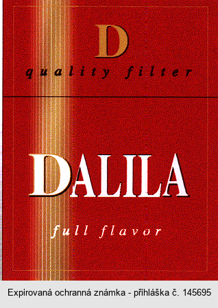 D quality filter DALILA full flavor