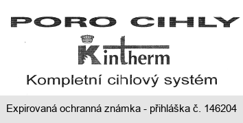 PORO CIHLY Kintherm Kompletní cihlový systém