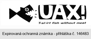 UAX! T-shirt fish without meat