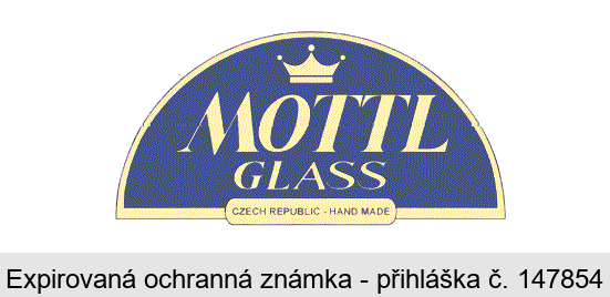 MOTTL GLASS CZECH REPUBLIC HAND MADE