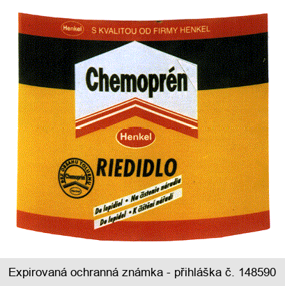 Chemoprén Henkel RIEDIDLO Do lepidiel Na čištenie náradia Do lepidel K čištění nářadí