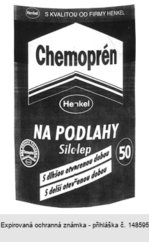 Chemoprén Henkel NA PODLAHY Silolep S dlhšou otvorenou dobou S delší otevřenou dobou