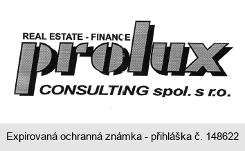 REAL ESTATE - FINANCE prolux CONSULTING spol. s r.o.