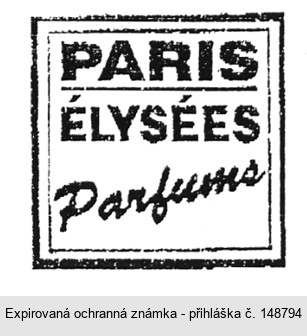 PARIS ÉLYSÉES Parfums