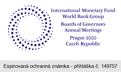 International Monetary Fund World Bank Group Boards of Governors Annual Meetings Prague 2000 Czech Republic