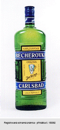 KARLOVARSKÁ BECHEROVKA ORIGINÁL JB JAN BECHER EST. 1807 CARLSBAD CZECH REPUBLIC