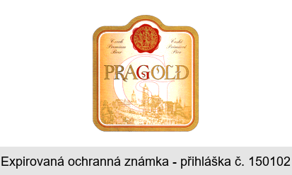 Czech Premium Beer České Prémiové Pivo PRAGOLD
