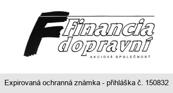 F Financia dopravní AKCIOVÁ SPOLEČNOST