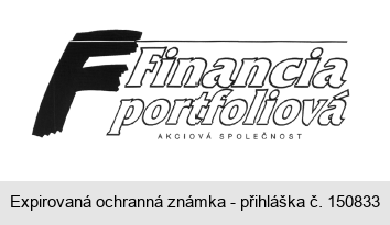 F Financia portfoliová AKCIOVÁ SPOLEČNOST