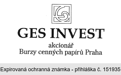 GES INVEST akcionář Burzy cenných papírů Praha