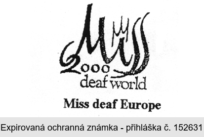 Miss 2000 deaf world Miss deaf Europe