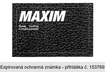 MAXIM Bank Austria Creditanstalt