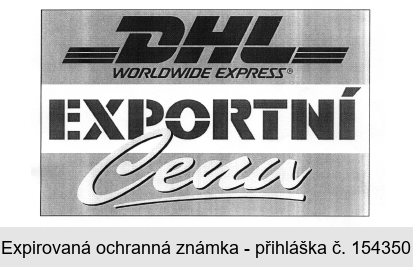 DHL WORLDWIDE EXPRESS EXPORTNÍ Cena