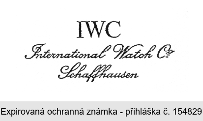 IWC International Watoh Co. Schaffhausen
