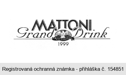 MATTONI Grand Drink 1999 VIS NATURAE