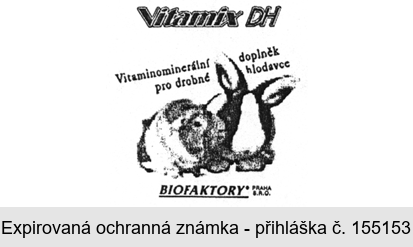 Vitamix DH Vitaminominerální doplněk pro drobné hlodavce BIOFAKTORY