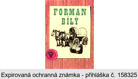 FORMAN BÍLÝ