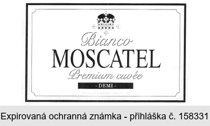 Bianco MOSCATEL Premium cuvée DEMI