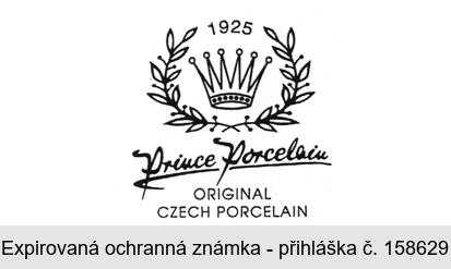1925 Prince Porcelain ORIGINAL CZECH PORCELAIN