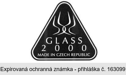 GLASS 2000 MADE IN CZECH REPUBLIC