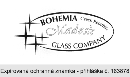 BOHEMIA Czech Republic Madesk GLASS COMPANY