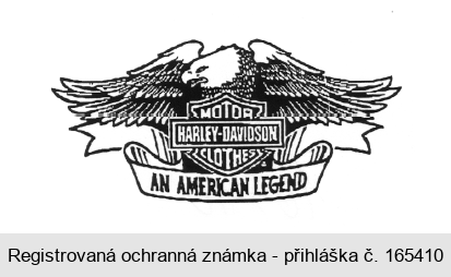 MOTOR HARLEY-DAVIDSON CLOTHES AN AMERICAN LEGEND