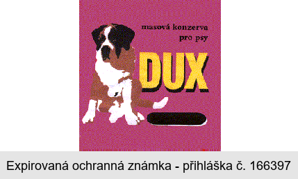 masová konzerva pro psy DUX
