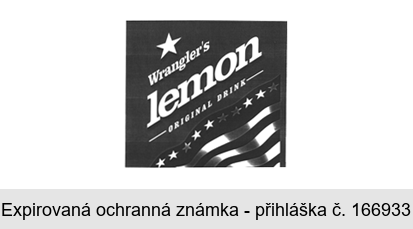 Wrangler's lemon ORIGINAL DRINK