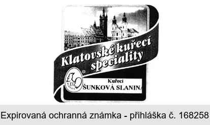 Klatovské kuřecí speciality Kuřecí ŠUNKOVÁ SLANINA DZ KLATOVY