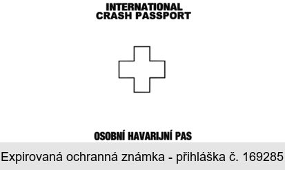 INTERNATIONAL CRASH PASSPORT  OSOBNÍ HAVARIJNÍ PAS