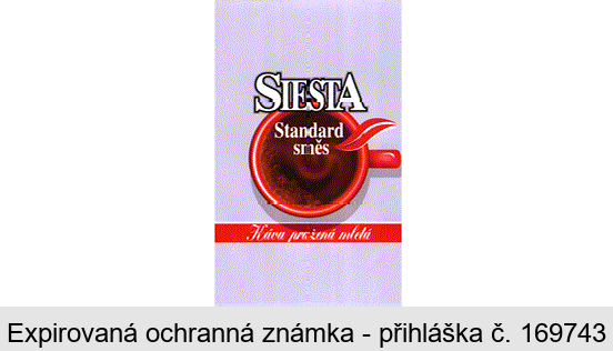 SIESTA Standard směs Káva pražená mletá