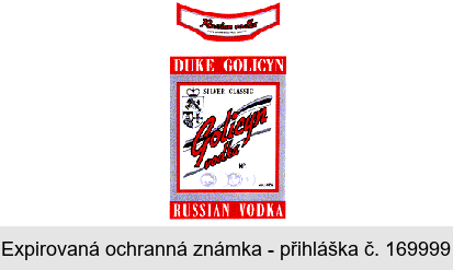 Russian vodka DUKE GOLICYN SILVER CLASSIC Golicyn vodka RUSSIAN VODKA