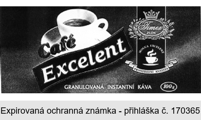Café Excelent Timex ZLÍN GRANULOVANÁ INSTANTNÍ KÁVA