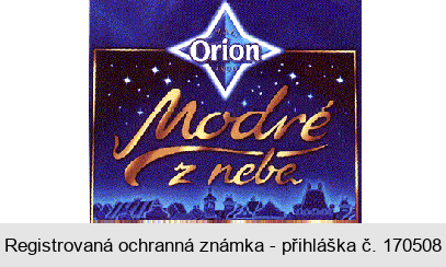 Orion ZAL. 1896 Modré z nebe