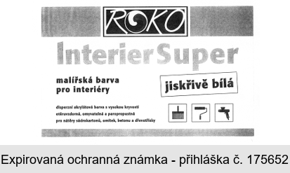 ROKO Interier Super malířská barva pro interiéry jiskřivě bílá