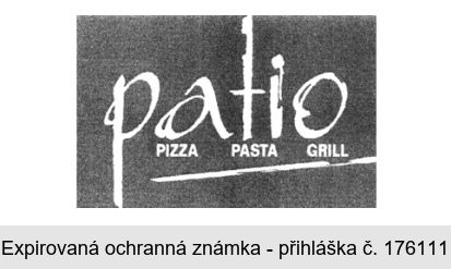 Patio PIZZA PASTA GRILL