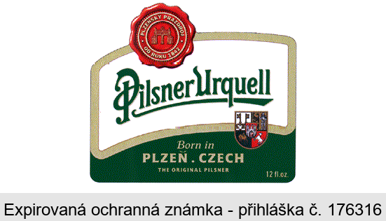 Pilsner Urquell Born in PLZEŇ. CZECH THE ORIGINAL PILSNER