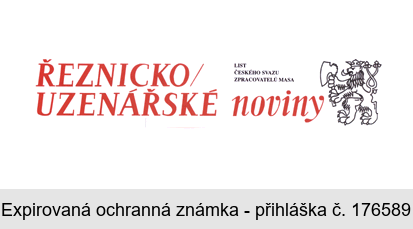 ŘEZNICKO/UZENÁŘSKÉ noviny  list českého svazu zpracovatelů masa