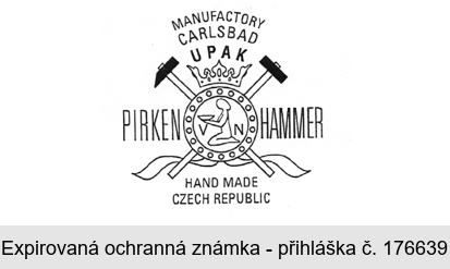 MANUFACTORY CARLSBAD UPAK PIRKEN HAMMER HAND MADE CZECH REPUBLIC