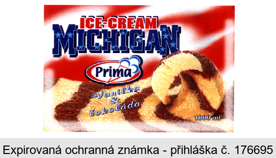 ICE-CREAMMICHIGAN Prima Vanilka & čokoláda