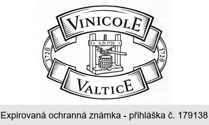 VINICOLE Valtice A.D.1720