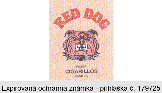 RED DOG CIGARILLOS VANILKA