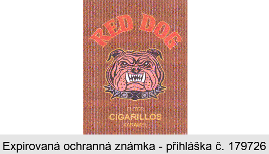 RED DOG CIGARILLOS KARAMEL